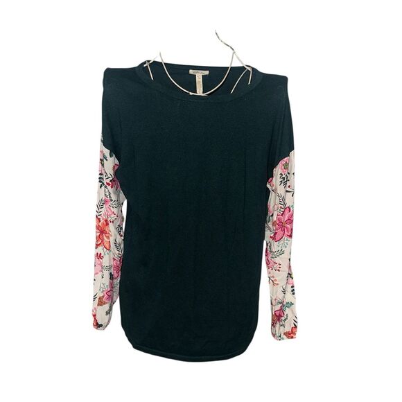 BEAUTIFUL Matilda Jane Fancy & Flouncy Sweater Womens Green Floral Long Sleeve S - Picture 2 of 8